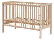 Postýlka se stahovacím bokem Scarlett Perta - buk - ECO 120 x 60 cm 2. jakost