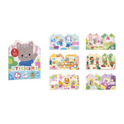 Samolepky Dům 7 předloh Stickers Janod