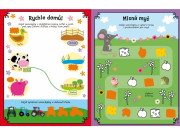 Kniha plná samolepek Farma