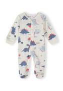 Kojenecký overal modrý s dinosaury 3pack