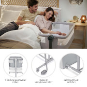 Postýlka dětská polohovatelná Nestee Up2 Kinderkraft