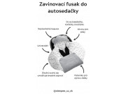 Fusak/zavinovačka/deka do autosedačky Vintage Animals Sky Blue Sleepee