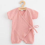 Kojenecký letní mušelínový overal New Baby pink
