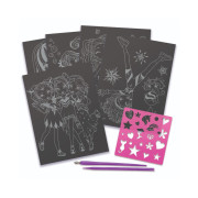 Seškrabávací set 5 destiček Nebulous Stars