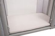 Mušelínové prostěradlo s gumou 58 x 110 x 8 cm béžové BabyMatex