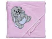 Froté ručník - Scarlett zajíc s kapucí