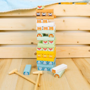 Jenga Zvířátka Pastel