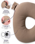Mušelínový polohovací polštář MiniRelax 140 cm Babymatex