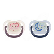 Dudlík svítící silikonový anatomický Night dreams 0 - 6 m, 1 ks Canpol babies