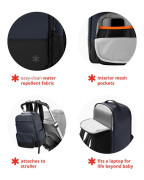 Taška přebalovací/batoh Flex navy SKIP HOP 