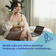 Dvojitá elektrická odsávačka mateřského mléka do podprsenky SmartSense Canpol babies 