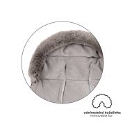 Set zimní fusak Comfy 4 v 1 + rukavice na kočárek Furry Petite & Mars