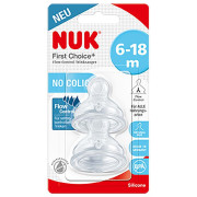 NUK FC+ savička Flow Control, 2 ks