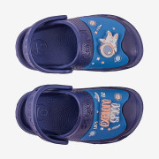Dětské nazouváky clogsy tmavě modré Space Maxi svítící Coqui