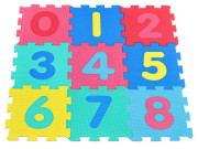 Puzzle podložka pěnová s čísly 18 m+ 