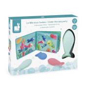 Měkká obrázková knížka do vody Mořský svět Janod