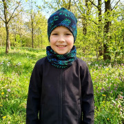 Jarní čepice Rainbow formule černá Esito