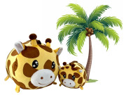 Maminka s mláďátkem - set plyšových hraček 20 a 40 cm Magic Baby