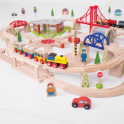 Vláčkodráha Depo Bigjigs Rail