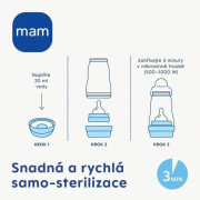 Dětská antikoliková láhev Perfect Start 320 ml Mam