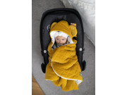 Fusak/zavinovačka/deka do autosedačky Vintage Animals Sky Blue Sleepee