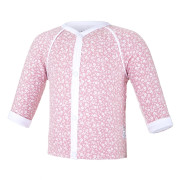 Kabátek podšitý Outlast® Starorůžová kvítka / bílá Little Angel