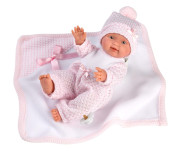 New Born holčička 26310 Llorens - realistická panenka miminko - 26 cm 