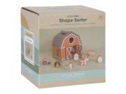 Domek s vkládacími tvary dřevěný Farma Little Dutch