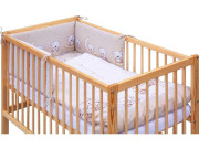 Dětská postýlka s kompletní výbavou Toro Scarlett 120 x 60 cm - béžová