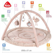 3D aktivity deka Baby Fehn Plameňák, Pink