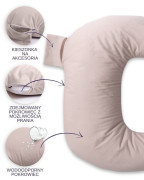 Bambusový polohovací polštář MiniRelax 150 cm Babymatex