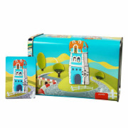 Magnetické domečky - magnetická hra 35 dílků a 10 předloh Puzzlika