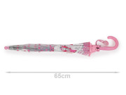 Dětský průhledný vystřelovací deštník kočka