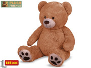 Medvěd plyšový 135 cm hnědý Plush Friends
