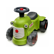 Odstrkovadlo traktor Claas světle zelený s volantem