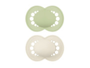 Šidítko Ortodonické Original 16 m+Zelený/Béžový MAM