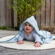 Mušelínová osuška Blenker s kapucí 100x70 cm KipKep