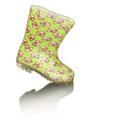 Chlapecké holínky PVC - potisk autíčko Pidilidi zelená