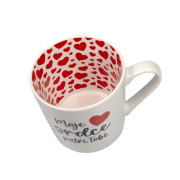 Hrnek s potiskem - Moje srdce Albi