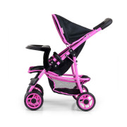 Dětský sportovní kočárek pro panenky Kate Prestige Black Milly Mally