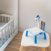 Dětský kreslící stůl s projektorem Maxlife MXDP-200 modrý