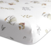 Bavlněné prostěradlo s gumou a potiskem 70 x 140 cm Babymatex