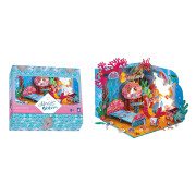 Kreativní sada DIY Vyrob si sám 3D Ložnice mořské panny Magický oceán Atelier Janod