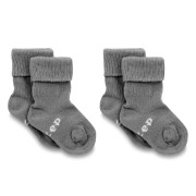 Dětské ponožky Stay-on-Socks 2páry Pebble Grey 