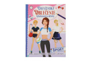 Sešit Dívčí oblečení - sport + samolepky SK verze