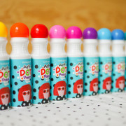 Barvy v tubě Smývatelné 12 ks s omalovánkami Tookyland