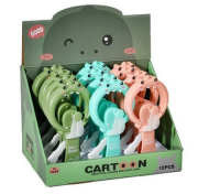 Ruční větráček dino 18 cm