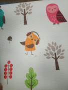 Zopa pěnová podložka Play 150 x 180 cm SOVA/CESTA 2. JAKOST POŠKOZEN