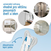 Dětský bezpečnostní zámek na posuvné dveře, 2 ks Sipo