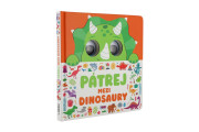 Knížka Pátrej mezi dinosaury 20 x 20 x 1,5 cm